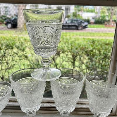 Clear Depression glass
