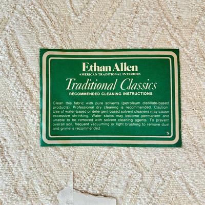 Ivory Ethan Allen "Traditional Classics" sofa
