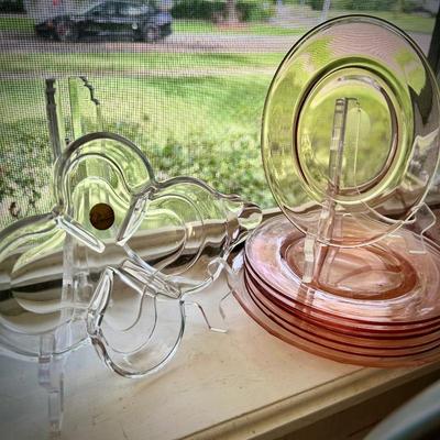 Pink Depression glassware