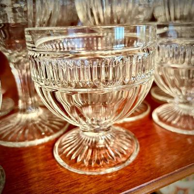 Vintage Anchor Hocking "Annapolis" and Libbey "Radiant" glassware