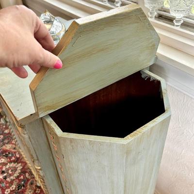 Vintage hand-painted sewing box