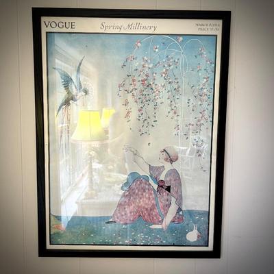 Poster print of 1914 Vogue Magazine cover