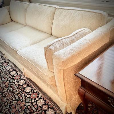 Ivory Ethan Allen "Traditional Classics" sofa