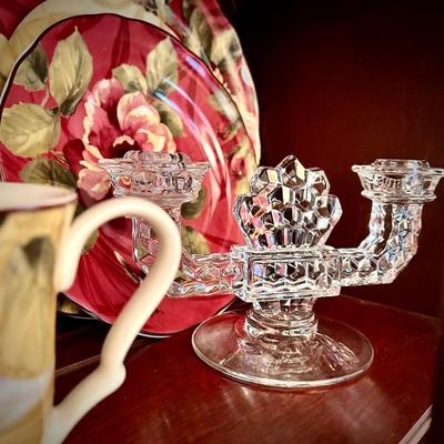 Fostoria candleholder
