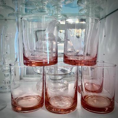 Pink Depression glassware