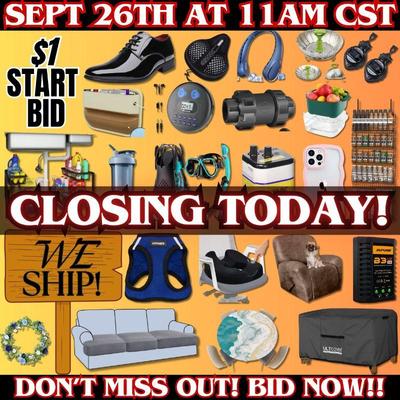 For more information and to place your bids, kindly visit us at https://garnetgazelle.hibid.com/ BID NOW!