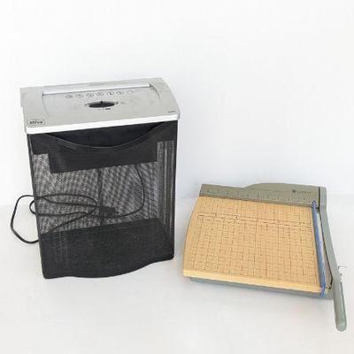 Lot #B116 - Ativa Paper Shredder & Quartet Paper Cutter