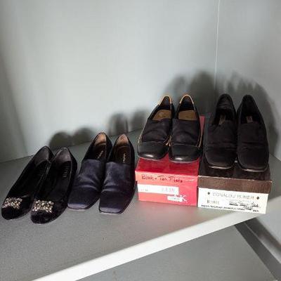 Lot #B27 - Calvin Klein Flats, Anne Klein Sport Shoe, Donald Pliner Loafers, Sizes 7.5-8