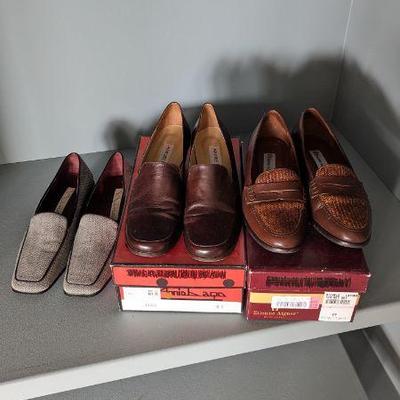 Lot #B26 - Nina, Annie Lago & Etienne Aigner Loafers, Sizes 7.5-8