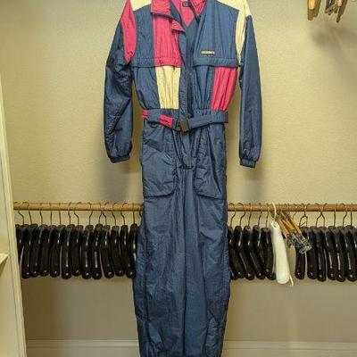 Lot #B19 - Colorful One-Piece Vintage Ski Suit