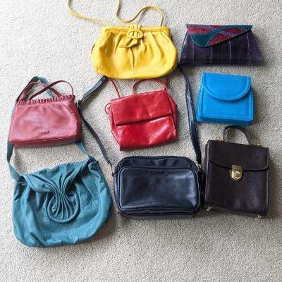 Lot #B42 - Colorful Vintage Purses