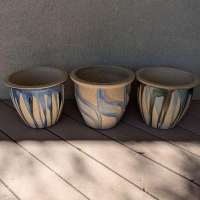 Lot #B181 - Art Pottery Planters