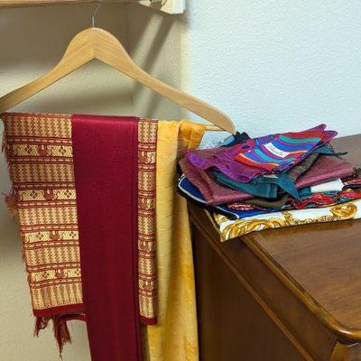 Lot #B20 - Shawl and Silk Scarf Collection