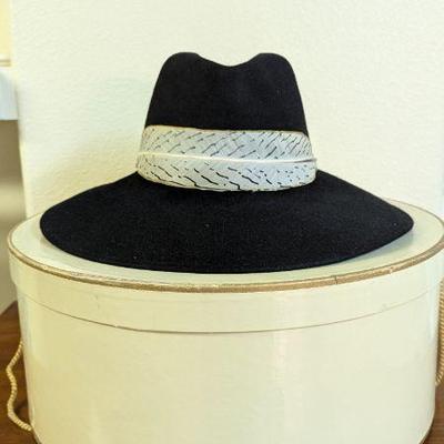 Lot #B64 - Neiman Marcus Collectors Vintage Hat with Box - Frank Olive Design