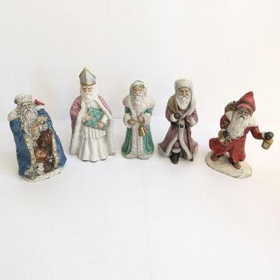 Lot #B167 - Old World Santa Figurines