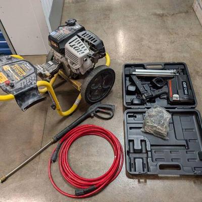 WST026 Stanley "FAT MAX" Water Pressure Machine and Concrete Nailer