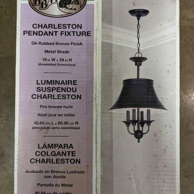 WST078 Another Unused Charleston Pendant Fixture From Hampton Bay