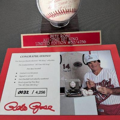 WST001-Pete Rose Memorabilia #4256