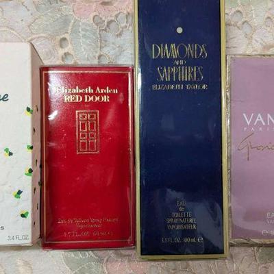 WST114 New and Unused Women's Perfume. "Gres", "Arden", "Taylor" and "Vanderbilt"!