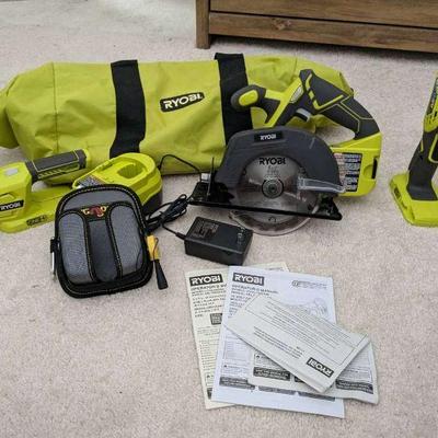 WST018 Ryobi Tool Set Unused Like New