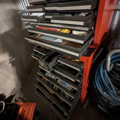WST081 Craftsman Tool Storage Cabinet With Tools.