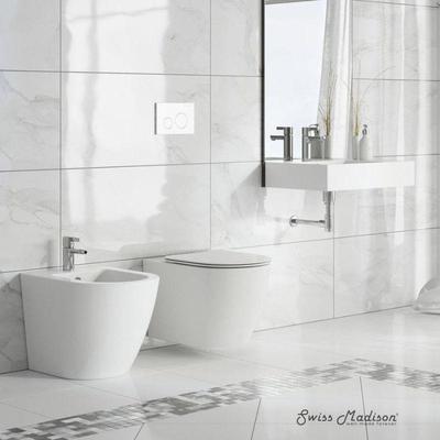 WST067 Swiss Madison Wall Hung Toilet "St Tropez" Model.