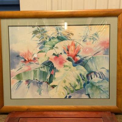 WST033 Floral Watercolor Wall Picture 