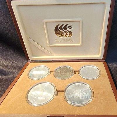 TII134 - 10th Asian Games Commerative Coin Set 