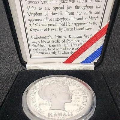 TII125 - Princess Kaiulani Aloha Dala (Proof)