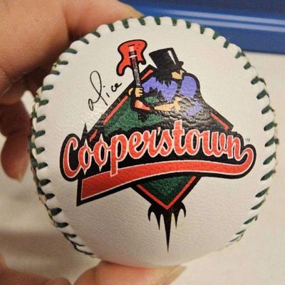TII164-Alice Cooper - Cooperstown Snakeskin Pattern Baseball
