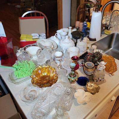 Assorted Glassware / China
Lenox $4 ea: Others $.50ea