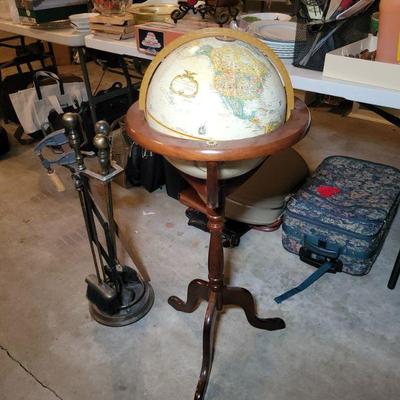Floor standing globe. $15