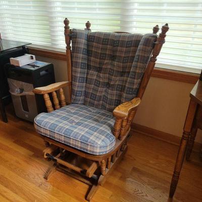 Solid Wood glider.
works great
