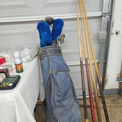 Golf Clubs and billiard cues