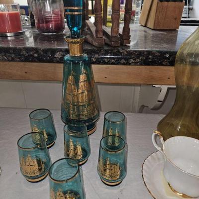Vintage Clippership Decanters 