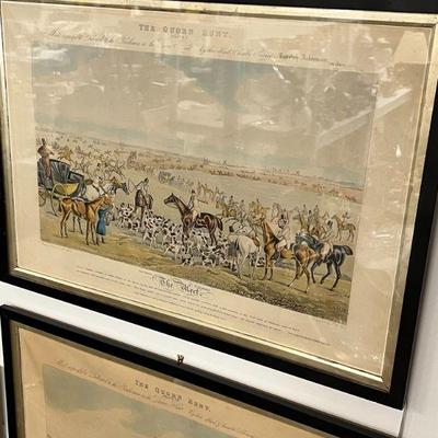 Set of Eight British Quorn Hunt - Henry Thoms Alken hand coloured plates