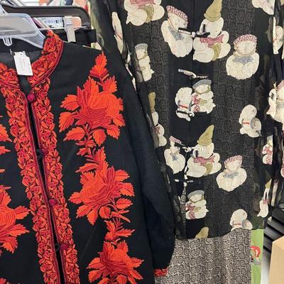 Clothing sizes Small - XLarge