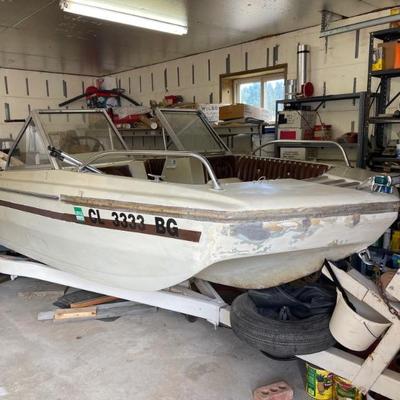 18 ft boat with 75hp venture motor