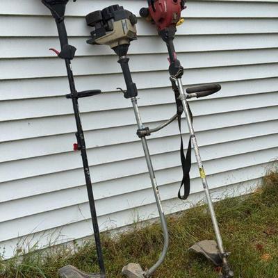 (3) Gas Powered Weed Wackers **Not Tested
