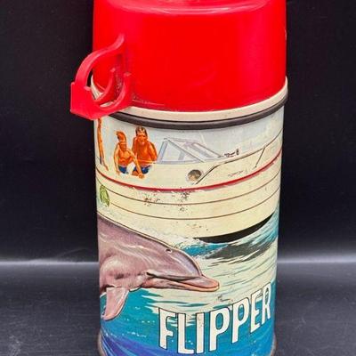 Vintage Flipper Thermos
