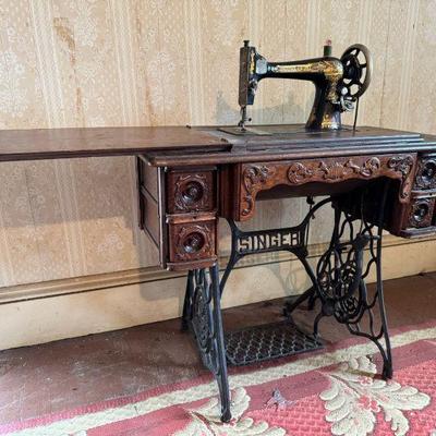 Antique Singer Sewing Machine