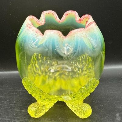 1905 Jefferson Glass Rose Bowl - UV Reactive
