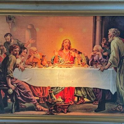 Helmscenes - Illumination Framed Last Supper **Tested
