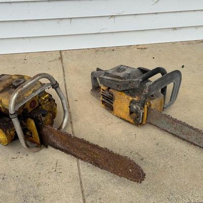(2) McCulloch Chainsaw **Not Tested
