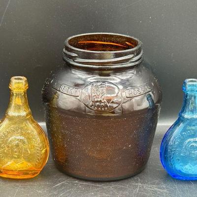 (3) Vintage Glass Bottles
