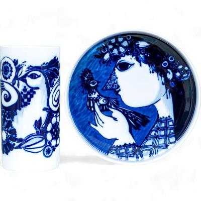 Rosenthal Vase and Decorative Plate