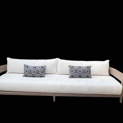 Restoration Hardware Teak Sofa - Brand New 
