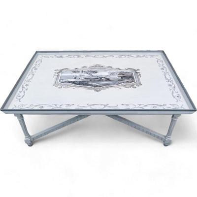 Vintage Hand Painted Coffee Table