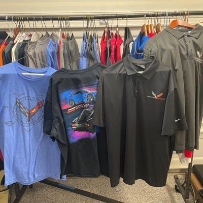 Corvette t shirts, jackets, collar shirts, sweatshirts…