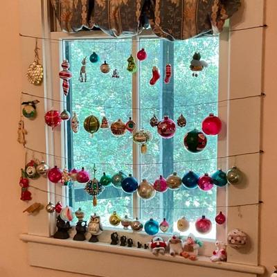 Vintage Christmas ornaments 